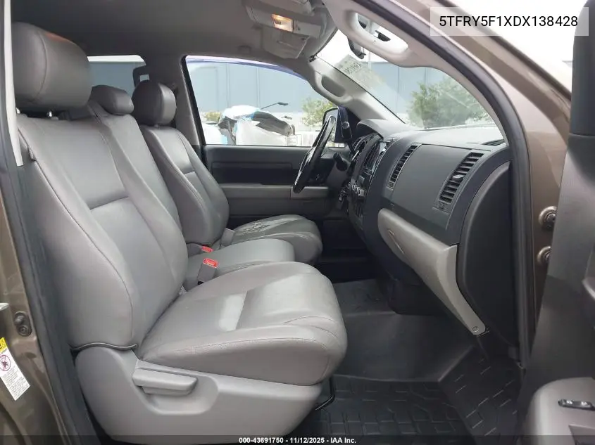 5TFRY5F1XDX138428 2013 Toyota Tundra Grade 5.7L V8