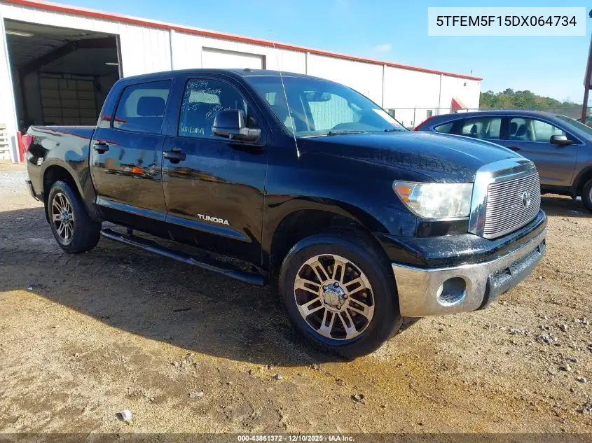 5TFEM5F15DX064734 2013 Toyota Tundra Grade 4.6L V8