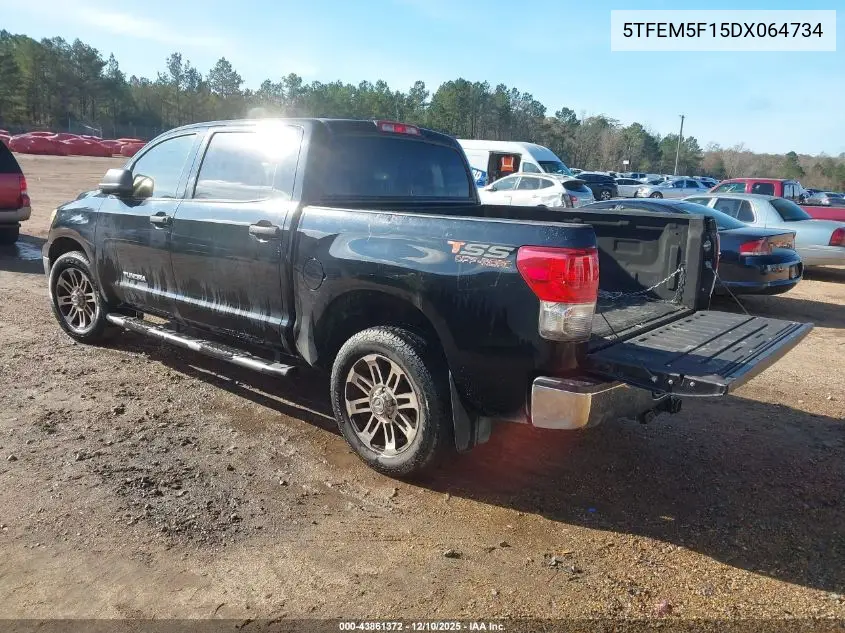 5TFEM5F15DX064734 2013 Toyota Tundra Grade 4.6L V8