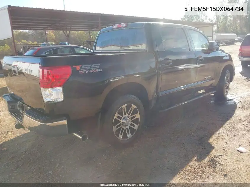 5TFEM5F15DX064734 2013 Toyota Tundra Grade 4.6L V8
