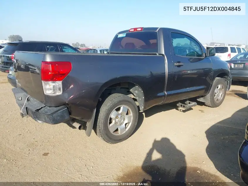 5TFJU5F12DX004845 2013 Toyota Tundra Grade V6