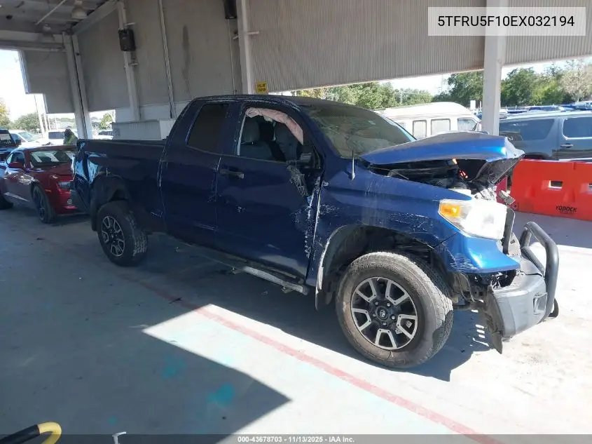 5TFRU5F10EX032194 2014 Toyota Tundra 2Wd Truck Sr/Sr V6