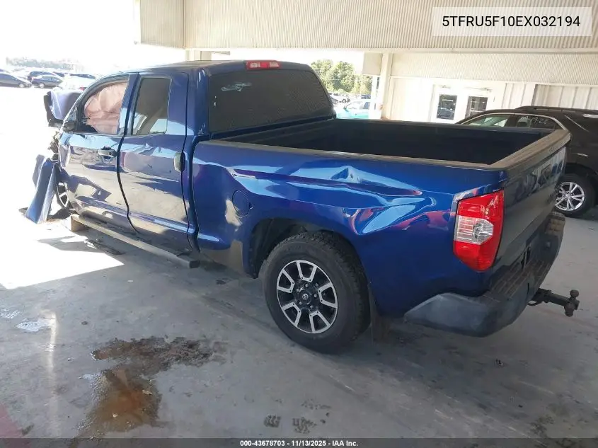 5TFRU5F10EX032194 2014 Toyota Tundra 2Wd Truck Sr/Sr V6