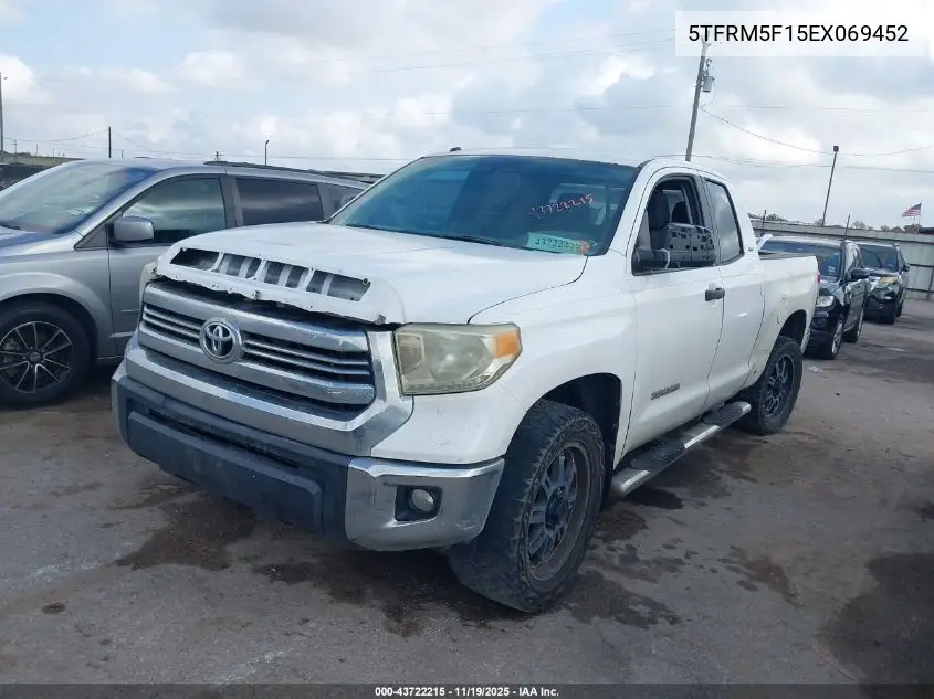 5TFRM5F15EX069452 2014 Toyota Tundra Sr5 4.6L V8