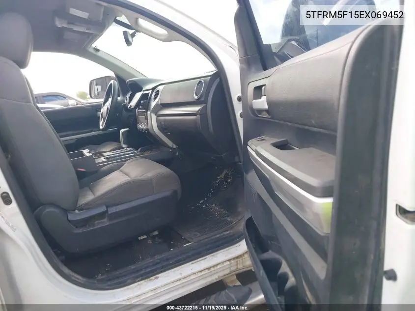 5TFRM5F15EX069452 2014 Toyota Tundra Sr5 4.6L V8