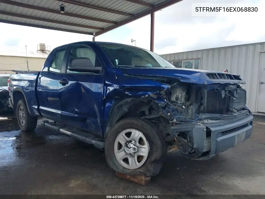 5TFRM5F16EX068830 2014 Toyota Tundra Sr 4.6L V8