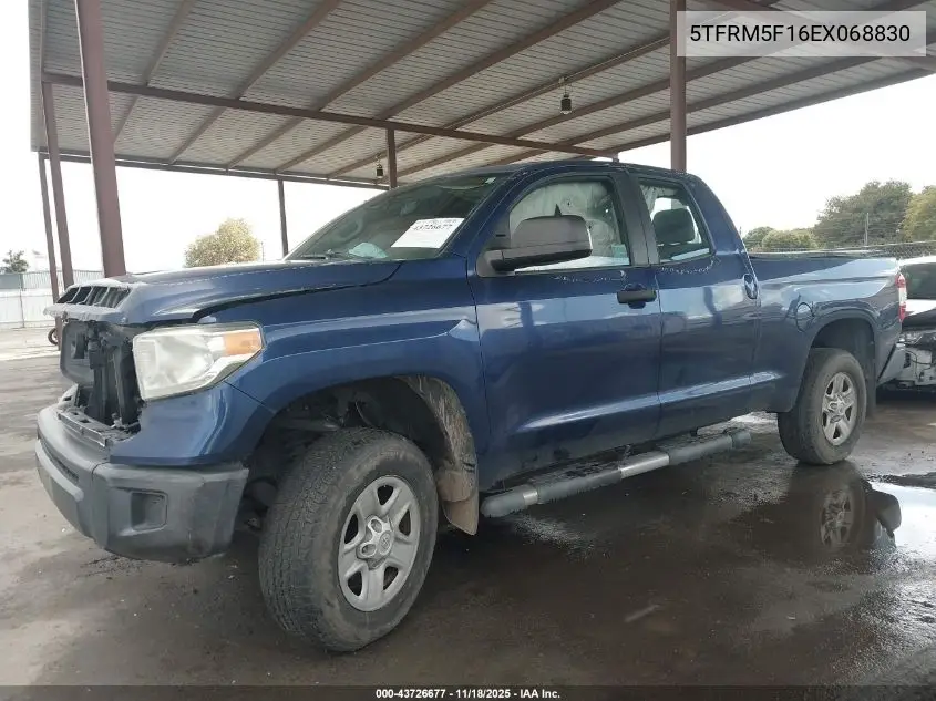 5TFRM5F16EX068830 2014 Toyota Tundra Sr 4.6L V8