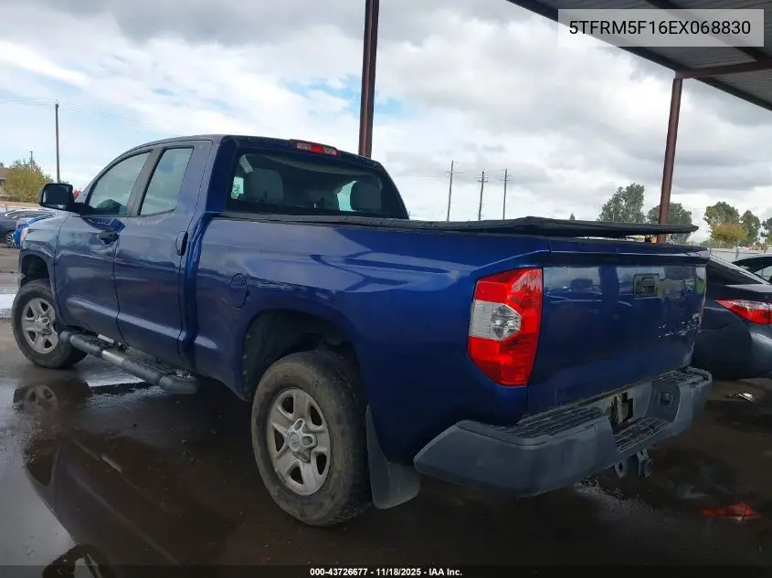 5TFRM5F16EX068830 2014 Toyota Tundra Sr 4.6L V8