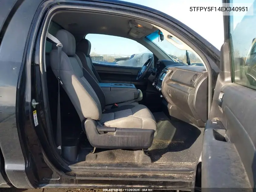 5TFPY5F14EX340951 2014 Toyota Tundra Sr 5.7L V8