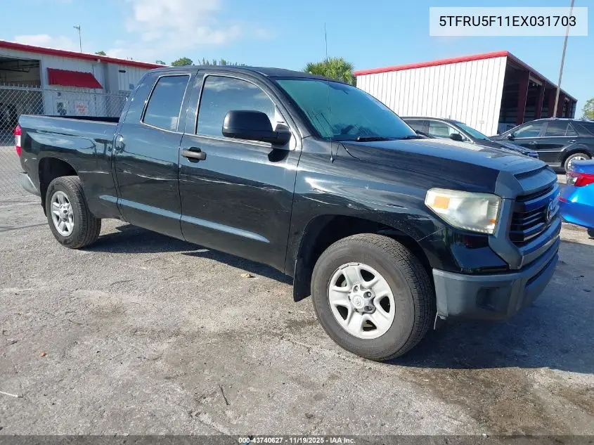 5TFRU5F11EX031703 2014 Toyota Tundra 2Wd Truck Sr/Sr V6