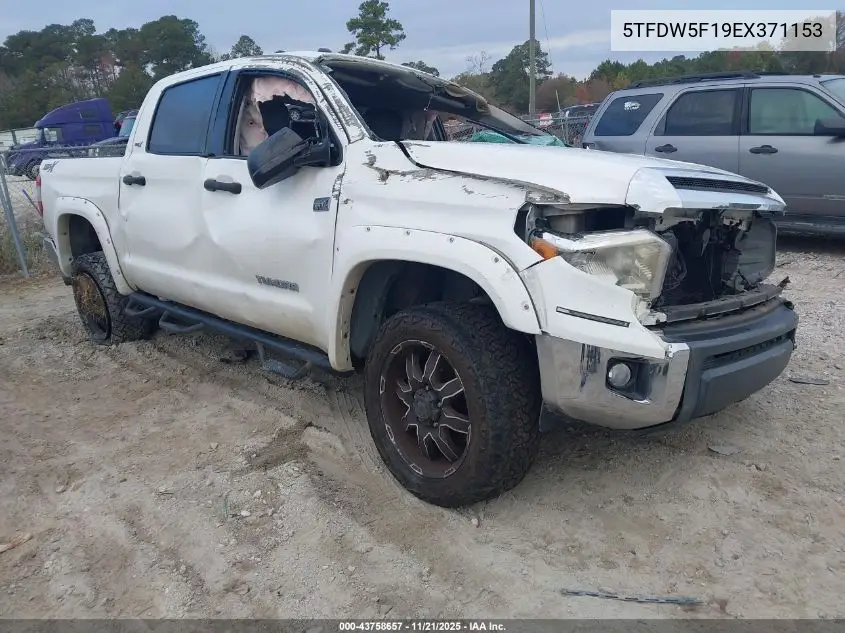 5TFDW5F19EX371153 2014 Toyota Tundra Sr5 5.7L V8
