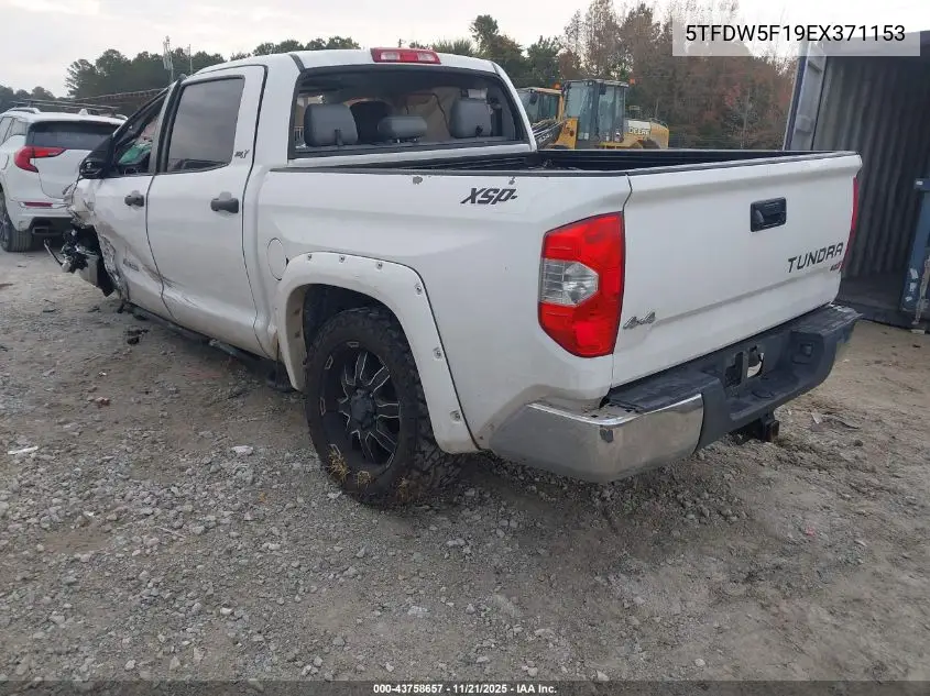 5TFDW5F19EX371153 2014 Toyota Tundra Sr5 5.7L V8