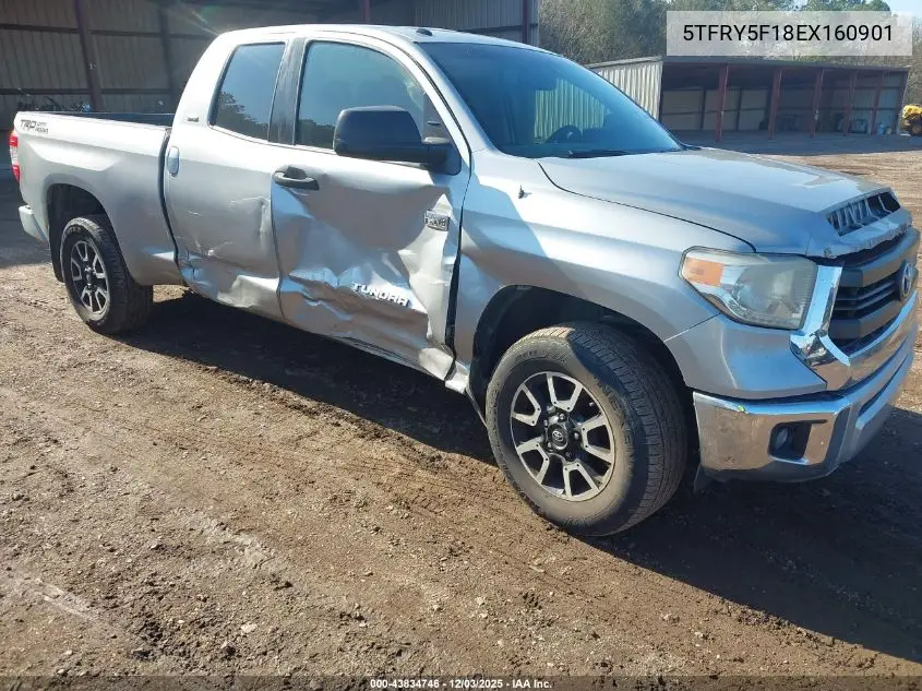 5TFRY5F18EX160901 2014 Toyota Tundra Sr5 5.7L V8