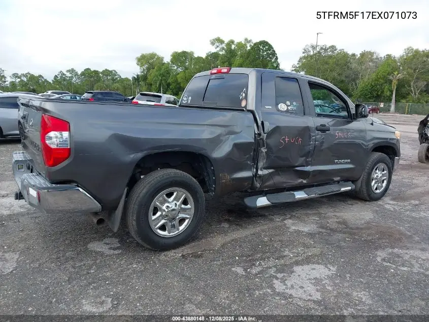 5TFRM5F17EX071073 2014 Toyota Tundra Sr5 4.6L V8