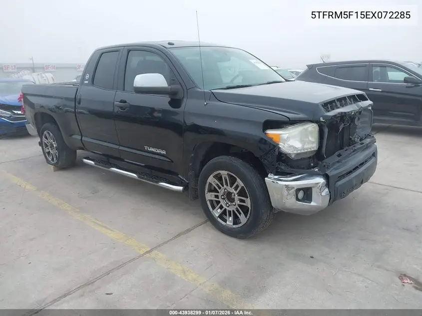 5TFRM5F15EX072285 2014 Toyota Tundra Sr5 4.6L V8