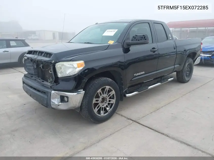 5TFRM5F15EX072285 2014 Toyota Tundra Sr5 4.6L V8