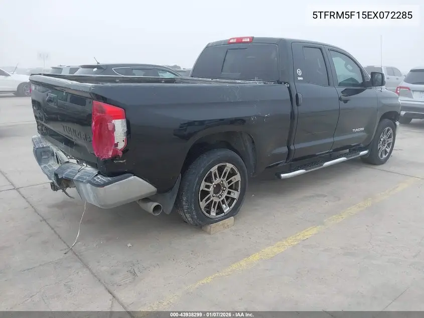 5TFRM5F15EX072285 2014 Toyota Tundra Sr5 4.6L V8