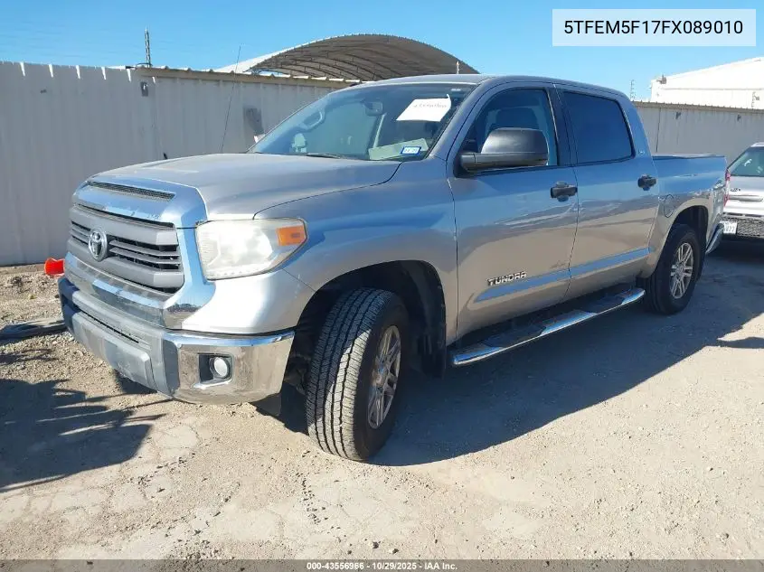 5TFEM5F17FX089010 2015 Toyota Tundra Sr5 4.6L V8