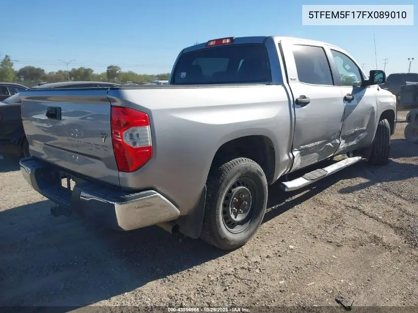 5TFEM5F17FX089010 2015 Toyota Tundra Sr5 4.6L V8