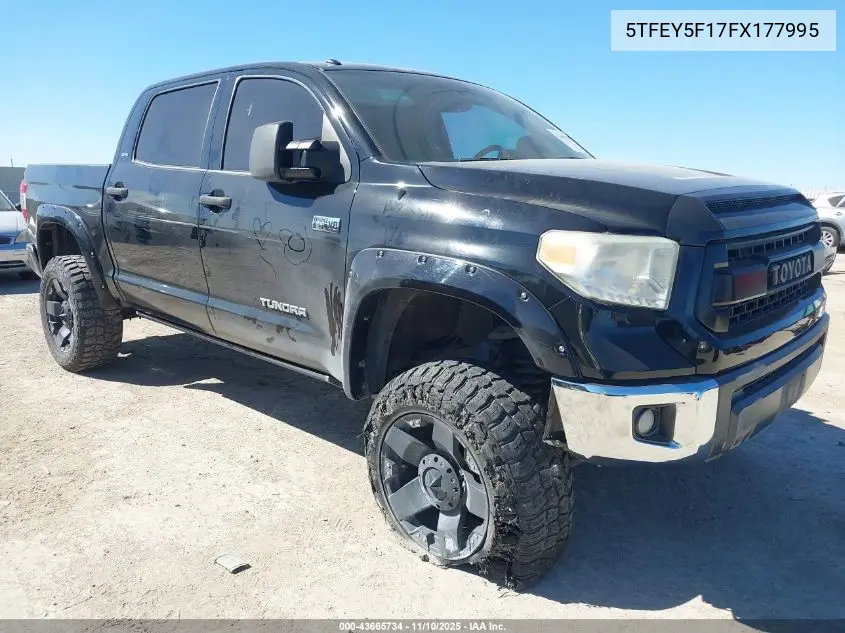 5TFEY5F17FX177995 2015 Toyota Tundra Sr5 5.7L V8