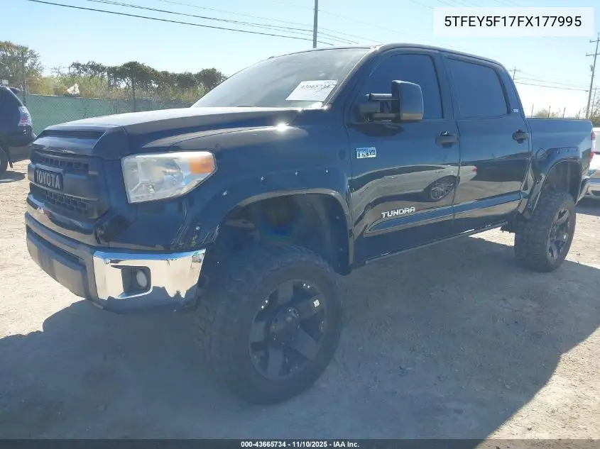 5TFEY5F17FX177995 2015 Toyota Tundra Sr5 5.7L V8