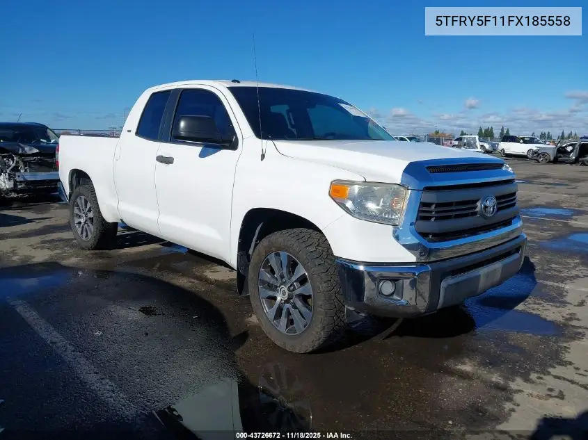 5TFRY5F11FX185558 2015 Toyota Tundra Sr5 5.7L V8