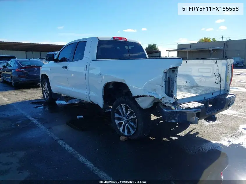 5TFRY5F11FX185558 2015 Toyota Tundra Sr5 5.7L V8