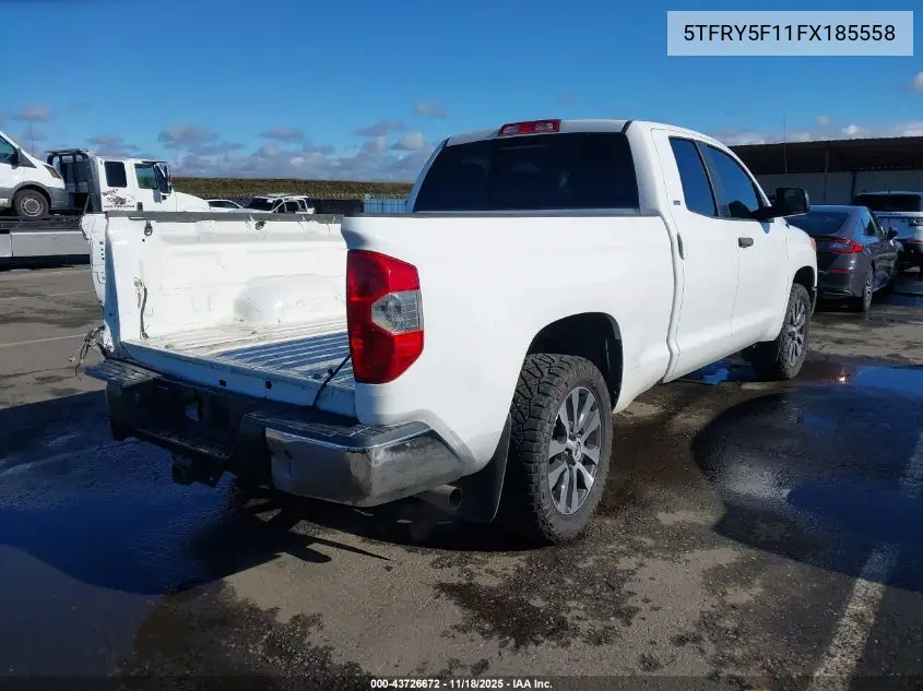 5TFRY5F11FX185558 2015 Toyota Tundra Sr5 5.7L V8