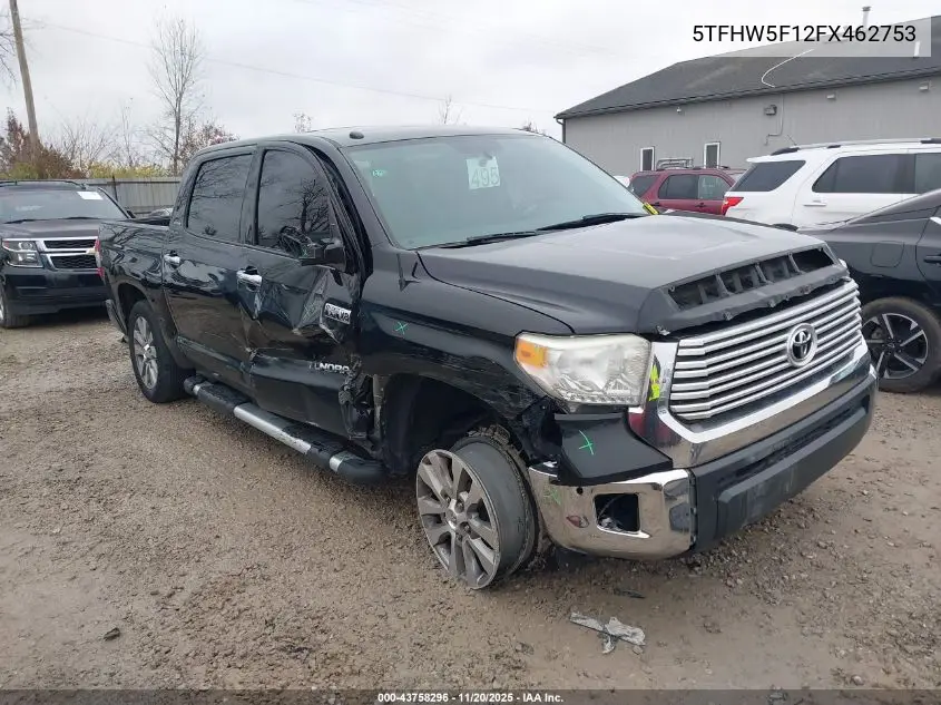 5TFHW5F12FX462753 2015 Toyota Tundra Limited 5.7L V8