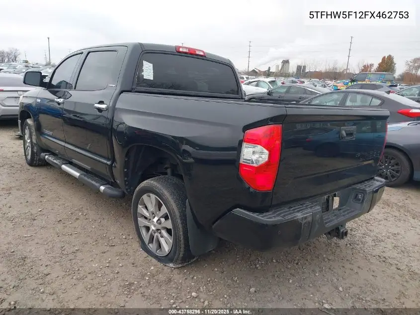 5TFHW5F12FX462753 2015 Toyota Tundra Limited 5.7L V8