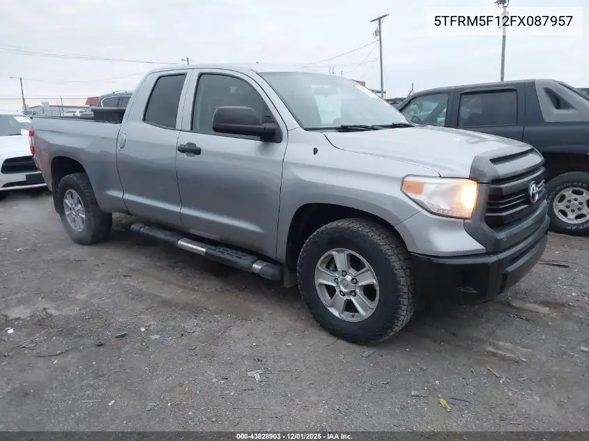 5TFRM5F12FX087957 2015 Toyota Tundra Sr 4.6L V8