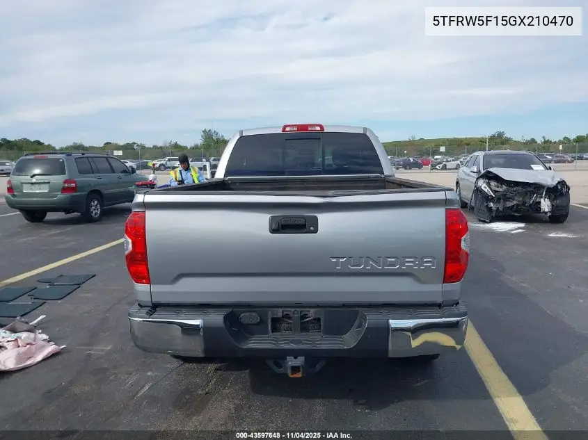 5TFRW5F15GX210470 2016 Toyota Tundra Sr5 5.7L V8