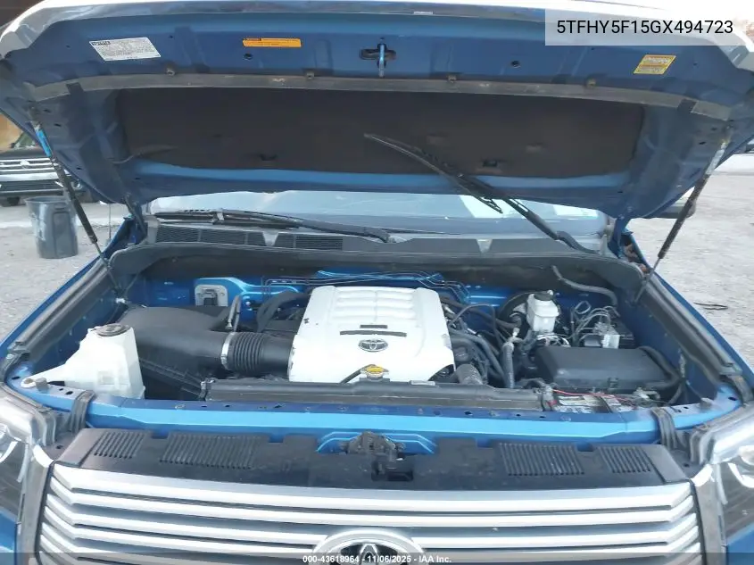5TFHY5F15GX494723 2016 Toyota Tundra Limited 5.7L V8