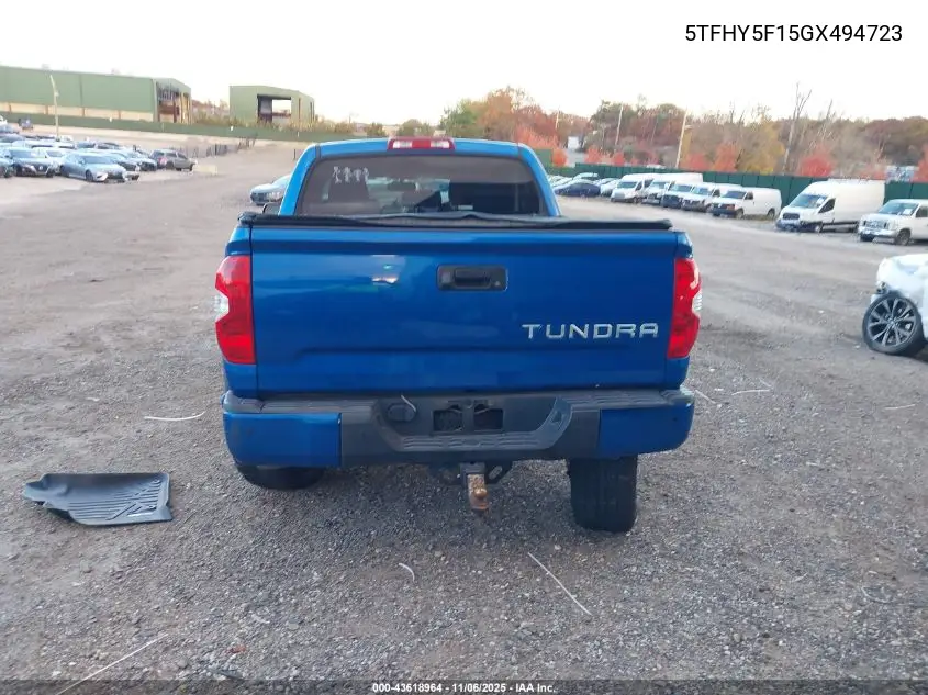 5TFHY5F15GX494723 2016 Toyota Tundra Limited 5.7L V8