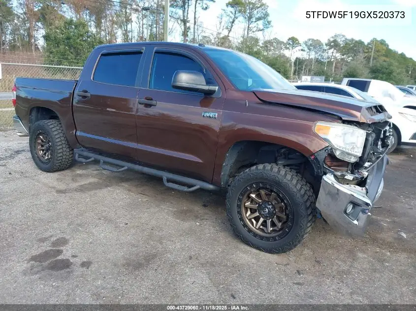5TFDW5F19GX520373 2016 Toyota Tundra Sr5 5.7L V8
