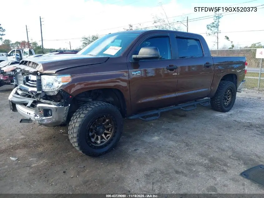 5TFDW5F19GX520373 2016 Toyota Tundra Sr5 5.7L V8