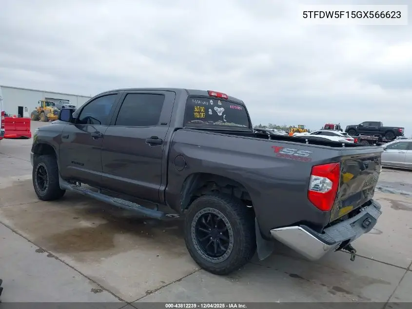 5TFDW5F15GX566623 2016 Toyota Tundra Sr5 5.7L V8