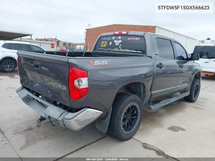 5TFDW5F15GX566623 2016 Toyota Tundra Sr5 5.7L V8