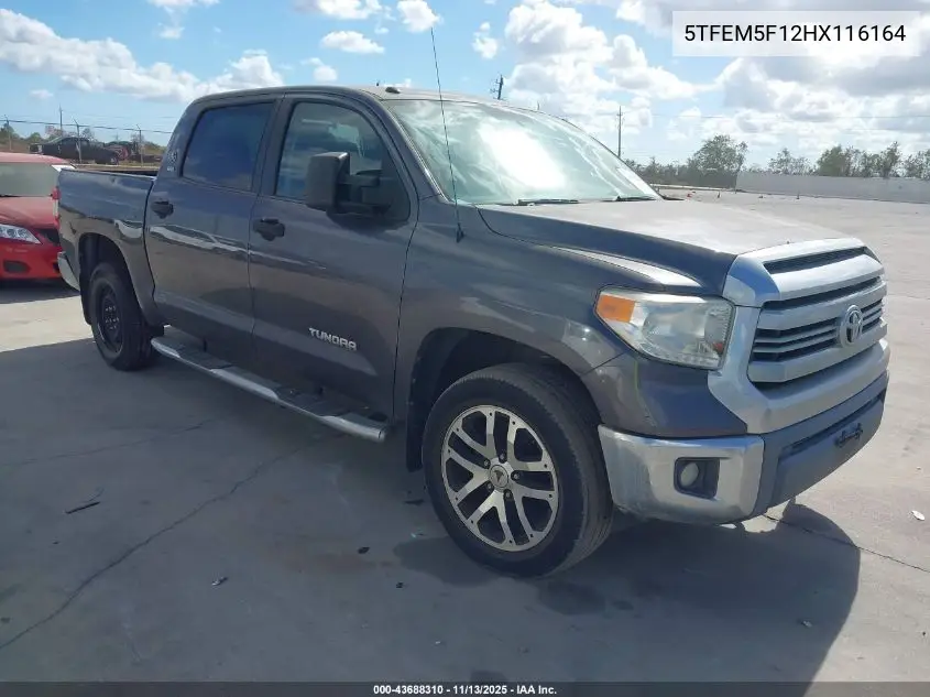 5TFEM5F12HX116164 2017 Toyota Tundra Sr5 4.6L V8