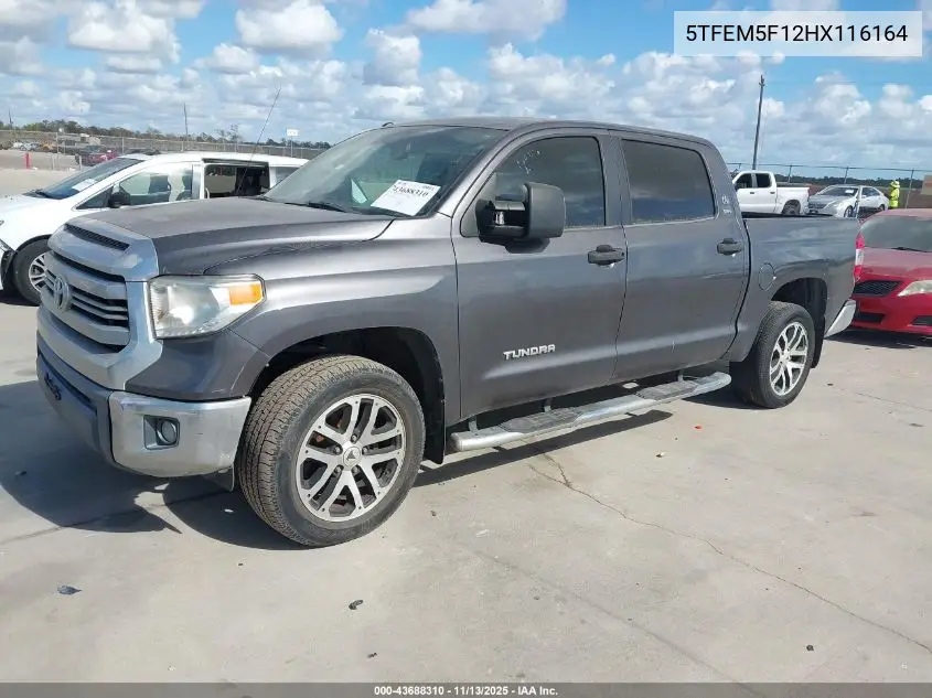 5TFEM5F12HX116164 2017 Toyota Tundra Sr5 4.6L V8