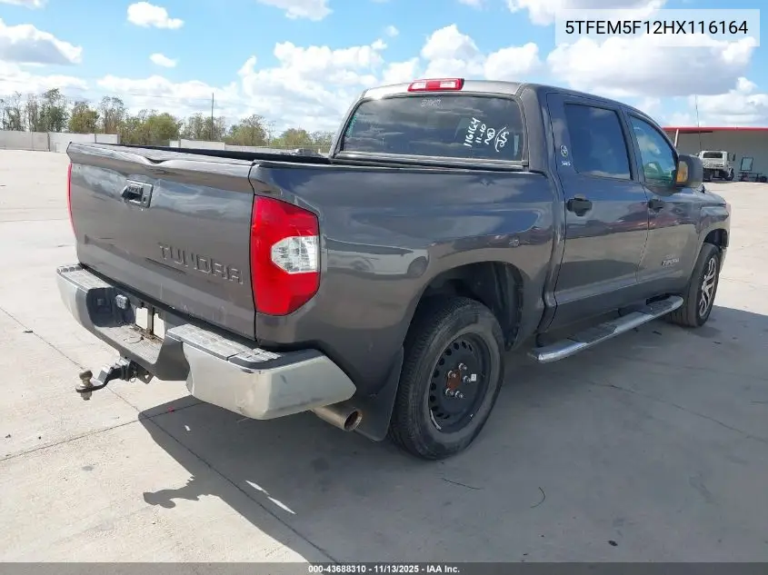 5TFEM5F12HX116164 2017 Toyota Tundra Sr5 4.6L V8
