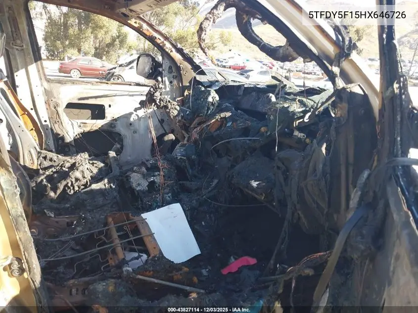 5TFDY5F15HX646726 2017 Toyota Tundra Sr5 5.7L V8