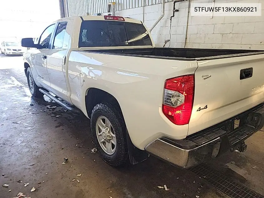 5TFUW5F13KX860921 2019 Toyota Tundra Sr5 5.7L V8