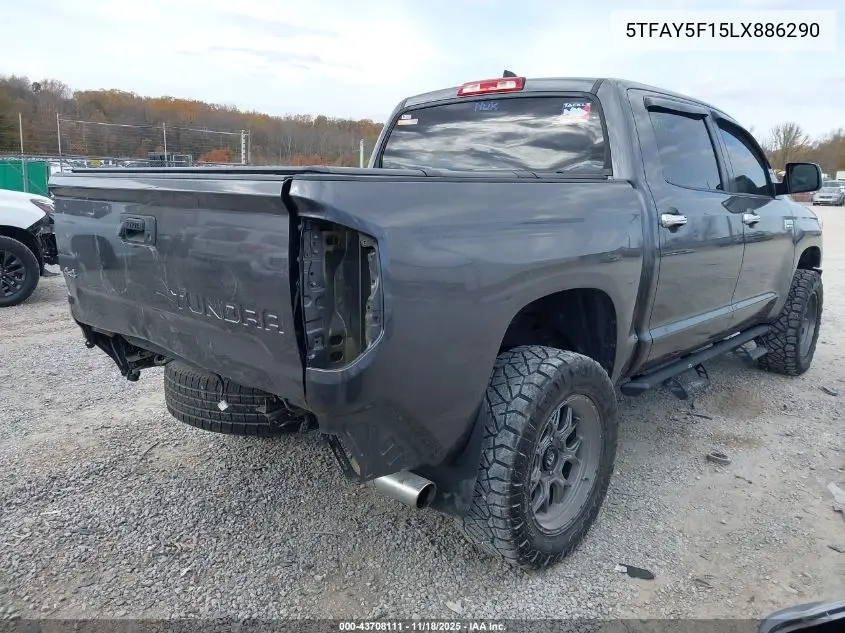 5TFAY5F15LX886290 2020 Toyota Tundra Platinum