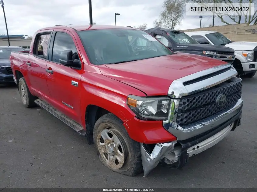 5TFEY5F15LX263432 2020 Toyota Tundra Sr5