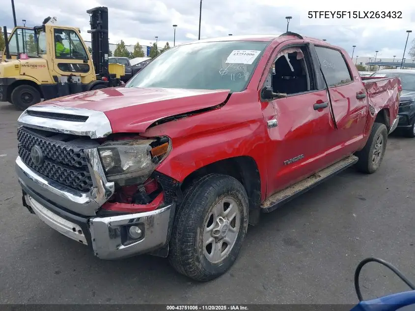 5TFEY5F15LX263432 2020 Toyota Tundra Sr5