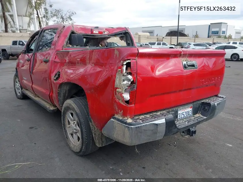 5TFEY5F15LX263432 2020 Toyota Tundra Sr5
