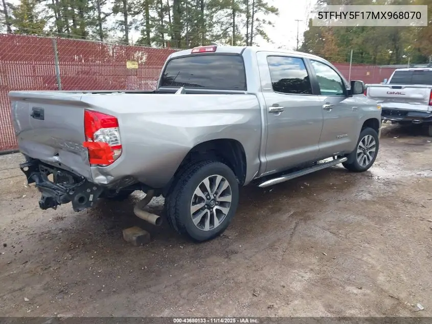 5TFHY5F17MX968070 2021 Toyota Tundra Limited