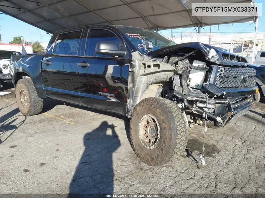 5TFDY5F15MX033371 2021 Toyota Tundra Sr5
