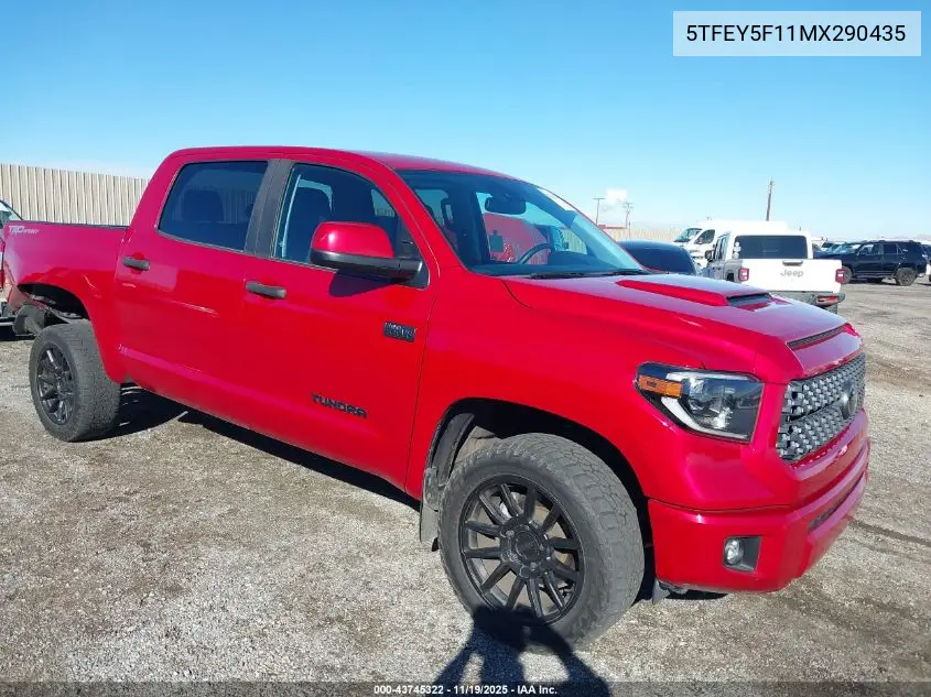 5TFEY5F11MX290435 2021 Toyota Tundra Sr5
